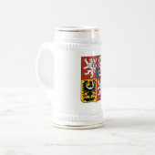 Chope À Bière Manteau de République Tchèque des bras (Devant gauche)