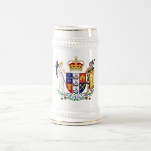 Chope À Bière Manteau officiel de la Nouvelle Zélande de symbol