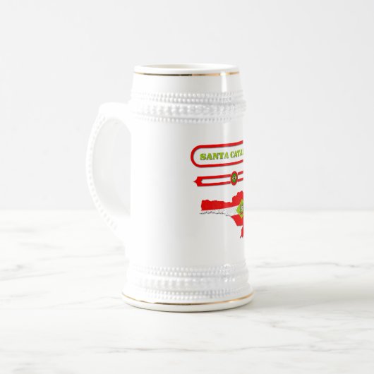 CHOPE À BIÈRE MAPA DE SANTA CATARINA. SAMER BRASIL (Devant gauche)
