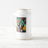 Chope À Bière Mardi Gras L'Homme Fumeur (Devant gauche)