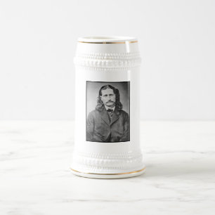 Chope À Bière Maréchal Wild Bill Hickok Vieux Ouest Tireur d'éli