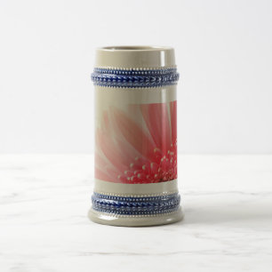Chope À Bière Marguerite gerbera rose