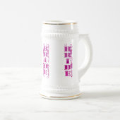 Chope À Bière Mariage de mariée Stein (Devant droit)