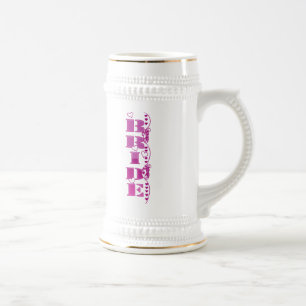 Chope À Bière Mariage de mariée Stein