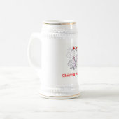 Chope À Bière Mariage de Noël (Devant gauche)
