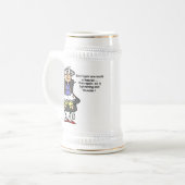 Chope À Bière Mariage, Éclair, Humour tonnerre (Devant gauche)