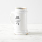 Chope À Bière Mariage Groomsman (Devant gauche)