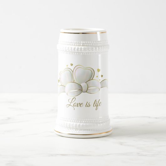 Chope À Bière Mariage Stein (Centre)