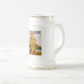 Chope À Bière Marine des USA (Devant droit)