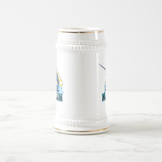 Chope À Bière Marlin bleu (Centre)