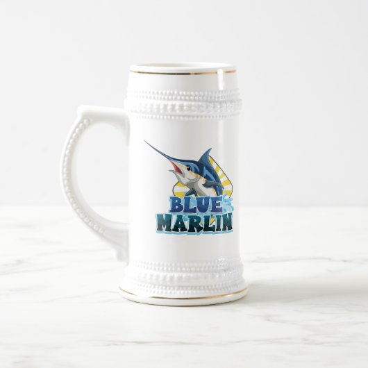 Chope À Bière Marlin bleu (Gauche)