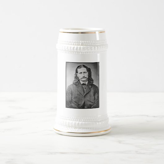 Chope À Bière Marshal Wild Bill Hickok Old West Gunfighter (Centre)