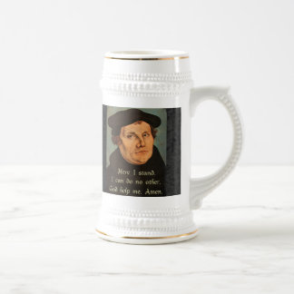 Chope À Bière Martin Luther Ici Je Cite