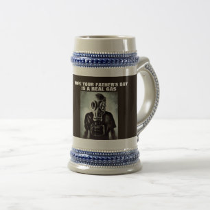 CHOPE À BIÈRE MASQUE FÊTE DES PÈRES GAZ BIÈRE STEIN