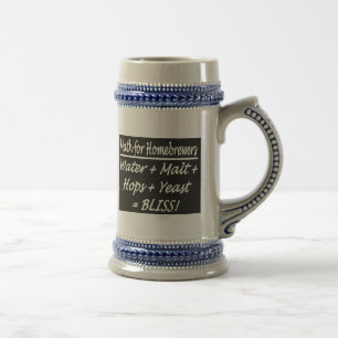 Chope À Bière Maths pour Homebrewers -- Stein