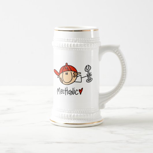 Chope À Bière Mécanicien (Droite)
