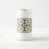 Chope À Bière Mediterranean Lemon Tile Italian Talavera (Centre)