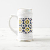 Chope À Bière Mediterranean Lemon Tile Italian Talavera (Gauche)