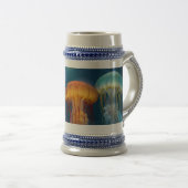 Chope À Bière Méduse couleur vive (Devant droit)