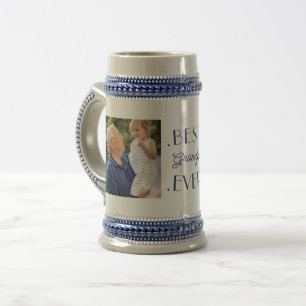 Chope À Bière Meilleur grand-père toujours personnalisé 2 photo 