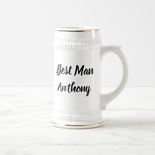Chope À Bière Meilleur Homme Black Elegant Cadeaux élégants Bièr