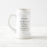 Meilleur Mariage Merci Cadeau/Cheveux/Nom