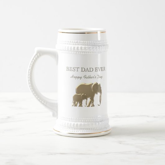 Chope À Bière Meilleur Papa du Monde (Gauche)