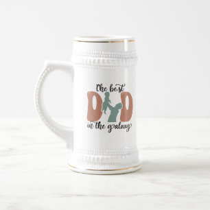 Chope À Bière Meilleur Papa galaxie art de mots