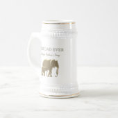 Chope À Bière Meilleur papa jamais (Devant gauche)