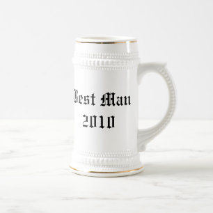 Chope À Bière Meilleur stein personnalisé de faveur de mariage