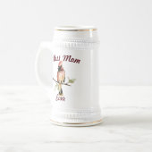 Chope À Bière Meilleure maman jamais de verre de bière (Devant gauche)
