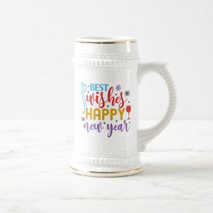 Chope À Bière Meilleurs Vœux Bonne Année Design-80967
