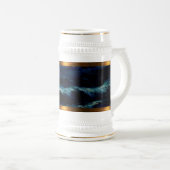 Chope À Bière MER DE JAH + une tasse-tasse plus contrastée de (Devant droit)