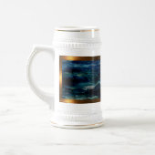 Chope À Bière MER DE JAH + une tasse-tasse plus contrastée de (Gauche)