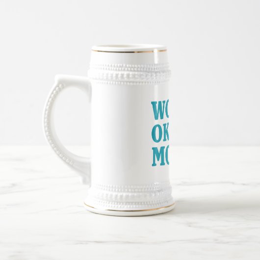 Chope À Bière Mère d'Okayest du monde (Gauche)