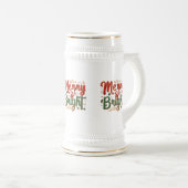 Chope À Bière Merry & Bright 22 oz Stein (Devant droit)