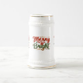 Chope À Bière Merry & Bright 22 oz Stein (Centre)