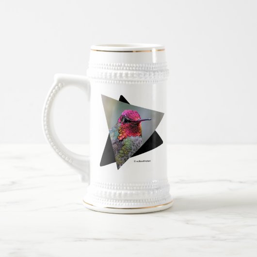 Chope À Bière Merveilleux colibri d'Anna masculine dans un palmi (Gauche)