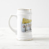 Chope À Bière Mic & Mac Apportant Dans Le Fromage Bière Stein (Gauche)