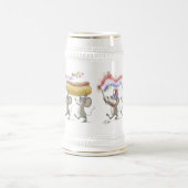 Chope À Bière Mic, Mac Et Moe's 4 juillet Night Picnic Stein (Centre)