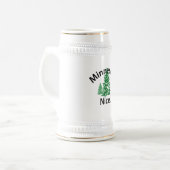 Chope À Bière Minnesota Nice. Point ! (texte noir) (Devant gauche)