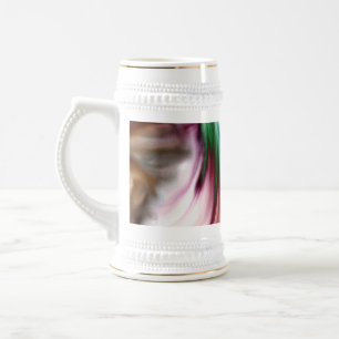 Chope À Bière Miroir à neige dorée arc-en-ciel