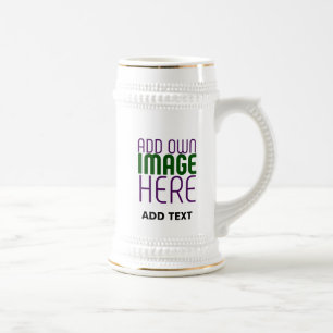 CHOPE À BIÈRE MODÈLE DE TEXTE D'IMAGE BLANCHE SIMPLE MODERNE
