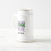 CHOPE À BIÈRE MODÈLE DE TEXTE D'IMAGE BLANCHE SIMPLE MODERNE (Devant gauche)