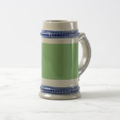 CHOPE À BIÈRE MODÈLE TEXTE D'IMAGE VERTE MINT MODERNE (Devant droit)