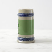 CHOPE À BIÈRE MODÈLE TEXTE D'IMAGE VERTE MINT MODERNE (Centre)