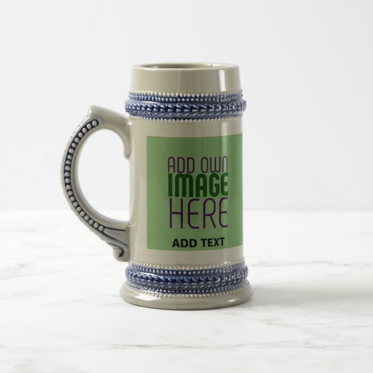 CHOPE À BIÈRE MODÈLE TEXTE D'IMAGE VERTE MINT MODERNE (Gauche)