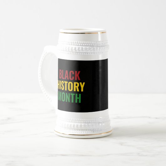Chope À Bière Mois de l'histoire noire BHM (Devant gauche)