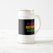 Chope À Bière Mois de l'histoire noire BHM (Devant droit)
