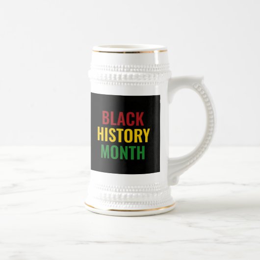 Chope À Bière Mois de l'histoire noire BHM (Droite)